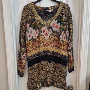Bohemian Floral Women's Tunic
